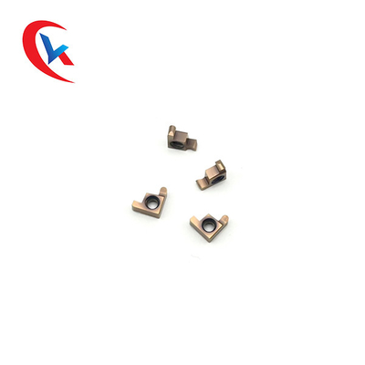 GER200-100BR CNC Makineleri İçin Küboid Şekilli Karbür Kanal Açma Uçları