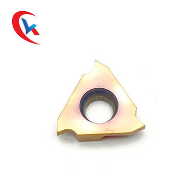 TGF32L100 3 Kesme Kenarlı PVD Kaplama Sol El Bıçağı Karbür Kanal Açma Uçları
