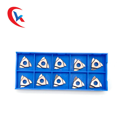 TGF32L100 3 Kesme Kenarlı PVD Kaplama Sol El Bıçağı Karbür Kanal Açma Uçları