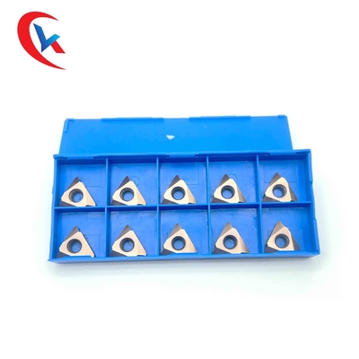 Dikey Diş Freze Uçları MTT43R6004 Bronz Kaplama Aşınmaya Dayanıklı Tungsten Karbür Uçlar