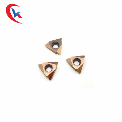 Dikey Diş Freze Uçları MTT43R6004 Bronz Kaplama Aşınmaya Dayanıklı Tungsten Karbür Uçlar