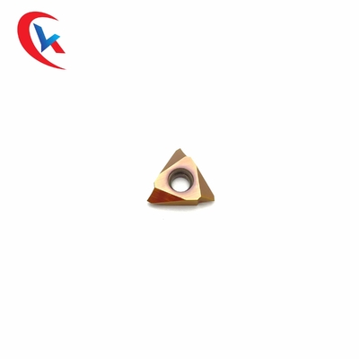 Dikey Diş Freze Uçları MTT43R6004 Bronz Kaplama Aşınmaya Dayanıklı Tungsten Karbür Uçlar