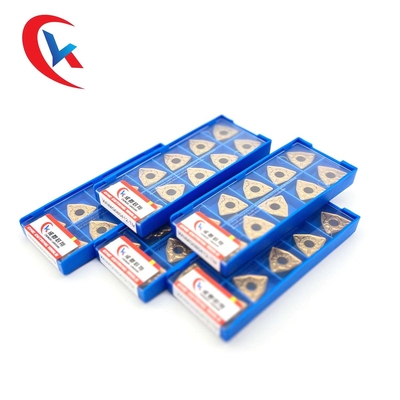 WNMG080404-TM Tüm Özellikler Çelik Parçalar İçin Özel Kimyasal Kaplama Tungsten Karbür Uçlar