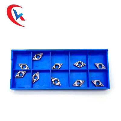DCMT070204 Çelik Parçaların İşlenmesi Tungsten Karbür Uçlar Fiziksel Kaplama