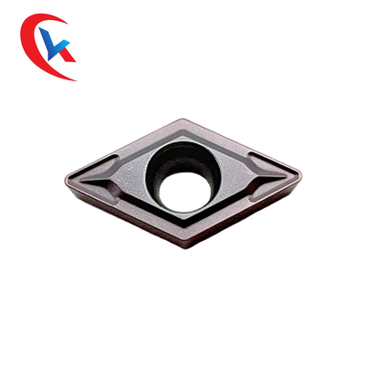 DCMT070204 Çelik Parçaların İşlenmesi Tungsten Karbür Uçlar Fiziksel Kaplama