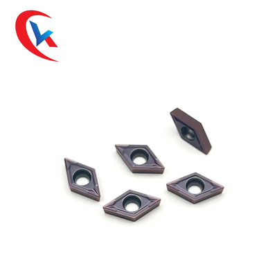 DCMT070204 Çelik Parçaların İşlenmesi Tungsten Karbür Uçlar Fiziksel Kaplama