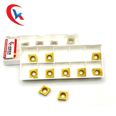 CCMT09T304 Tungsten Karbür Uçlar Çelik Parçalar İçin Kimyasal Kaplama