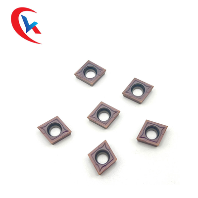 CCMT09T304 Tungsten Karbür Uçlar Paslanmaz Çelik Kaplama Fiziksel Kaplama