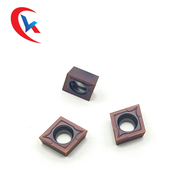 CCMT09T304 Tungsten Karbür Uçlar Paslanmaz Çelik Kaplama Fiziksel Kaplama