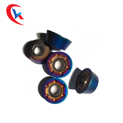Yuvarlak Karbür Freze Uçları CVD Kaplama HRC 40 - 45 RDEW1204MO-V1