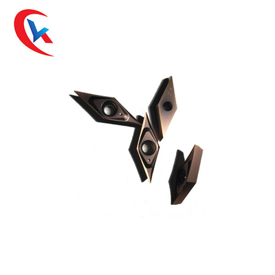 Aşınmaya Dayanıklı CNC Tungsten Karbür Torna Uçları VCGT110302ML Karbür Kanal Açma Uçları