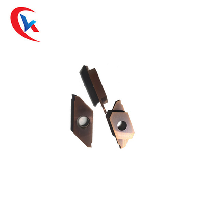 Metal Torna Tungsten Karbür Uçlar CTPA10ELK Aşınmaya Dayanıklı HRC 35 - 50 Karbür Kanal Açma Uçları