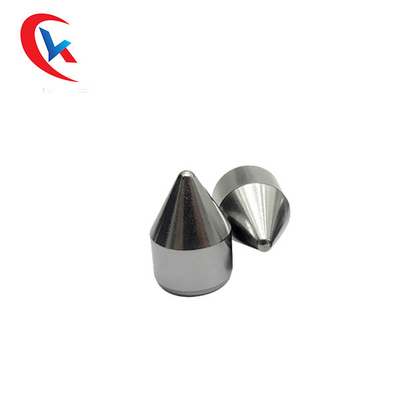 Ekskavatör Madenciliği Tungsten Karbür Düğme Uçları Cilalı 87.8 - 90.5 Sertlik