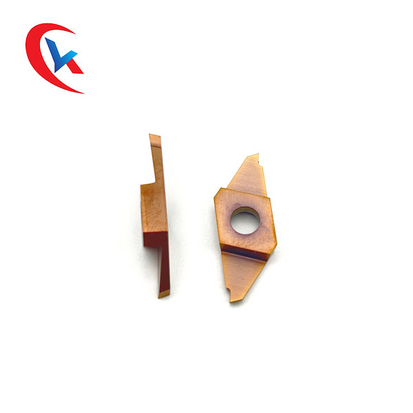 TKF16L200-S16 Döner tornalar için Yuva Genişliği 1,0-3,0 mm PVD Kaplama İşlemeKarbür Kanal Açma Uçları