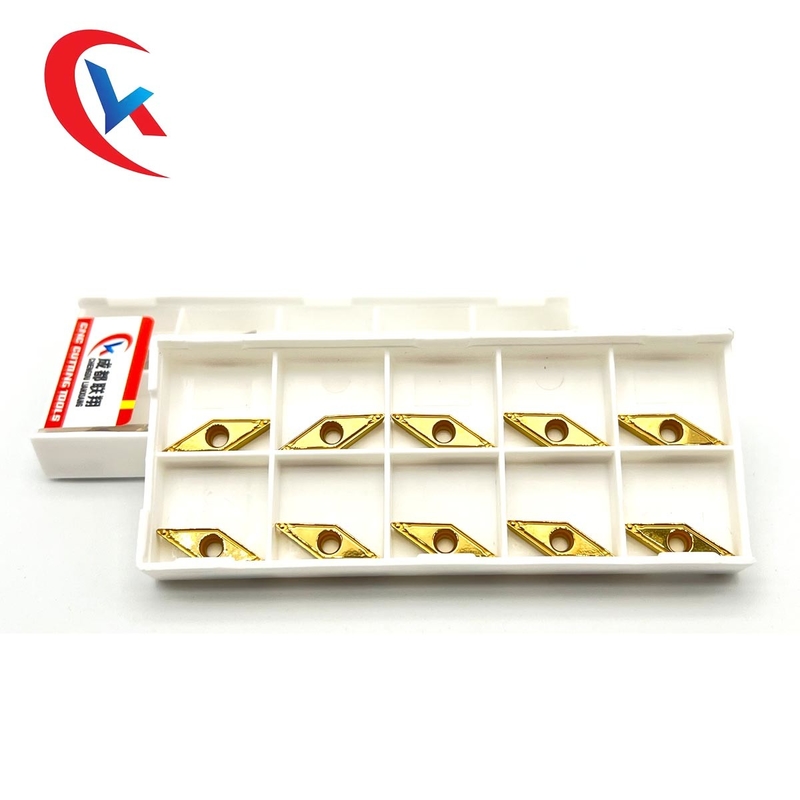 VBMT110304-HQ Çelik Tungsten Karbür Uçlar İçin Sarı Kimyasal Kaplamalı Delik İşleme Uçları