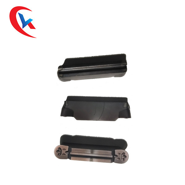 Dış Tungsten Karbür Uçlar HRC 35 - 50 Kaplama MRN500-M Karbür Kanal Açma Uçları Tornalama