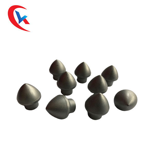 Alaşımlı Tungsten Karbür Matkap Uçları Tünel Dişi İçin Cilalı Gri Renk Tungsten Karbür Aşınma Parçaları